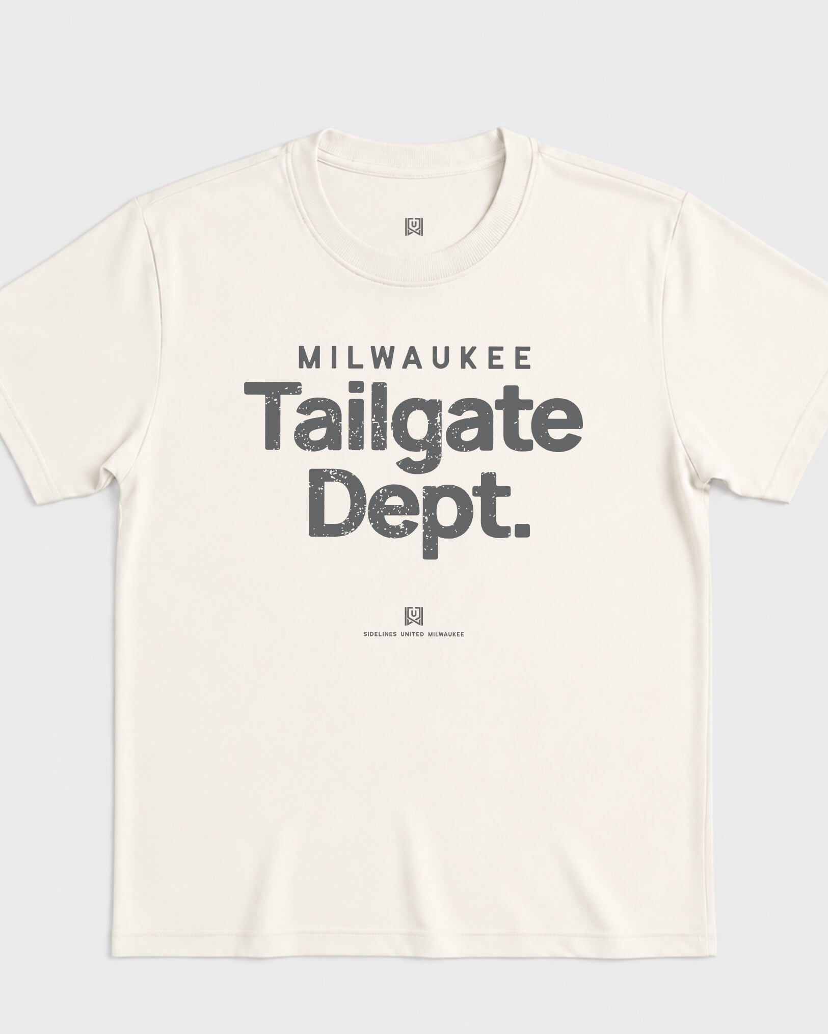 MKE Tailgate Dept Tee - Vintage White - Flatlay