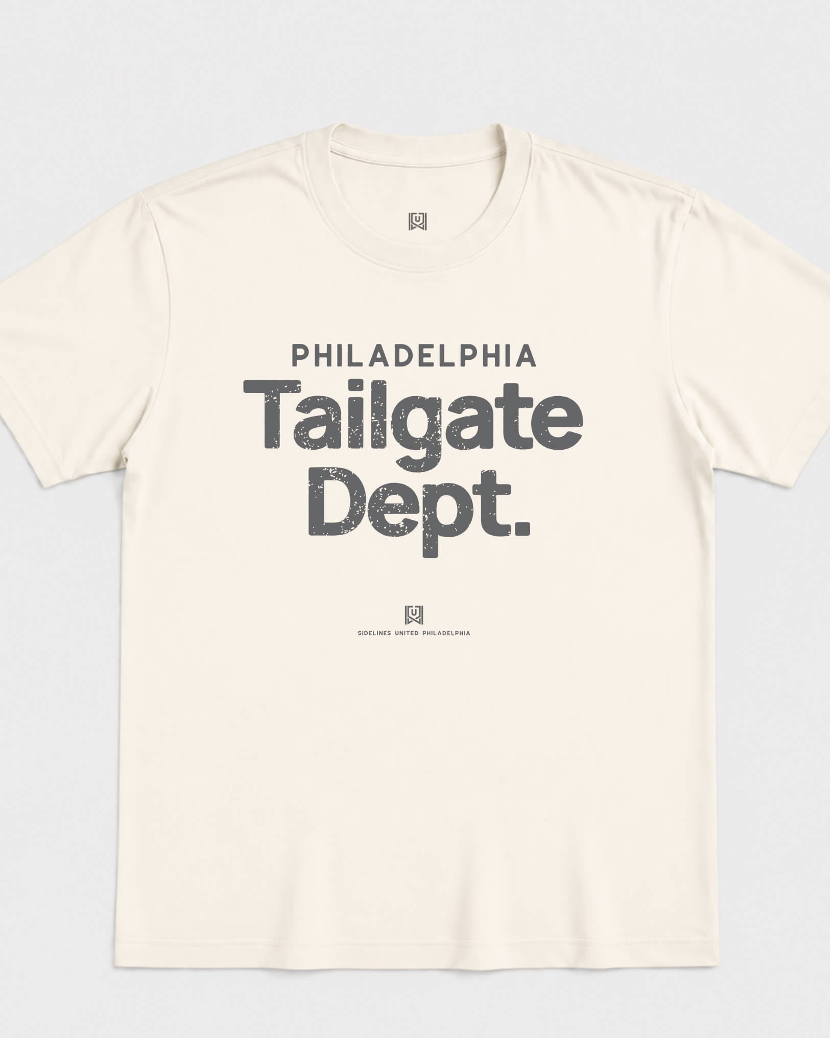 Philly Tailgate Dept Tee - Vintage White - Flatlay