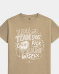 BOS Team Sport Advice Khaki Tee