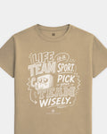 CLE Team Sport Advice Khaki Tee