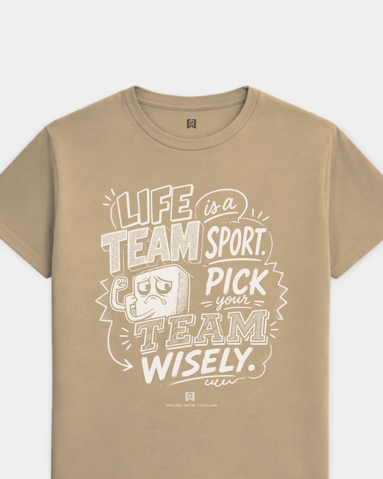 CLE Team Sport Advice Khaki Tee
