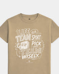 DEN Team Sport Advice Khaki Tee