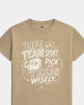 MIA Team Sport Advice Khaki Tee