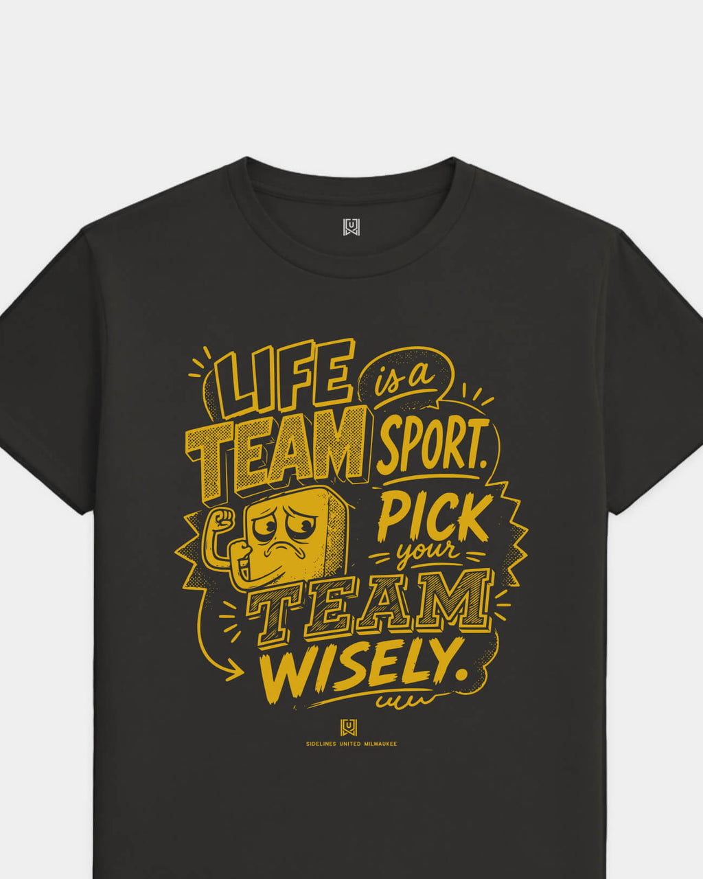 MKE Team Sport Advice Black Tee