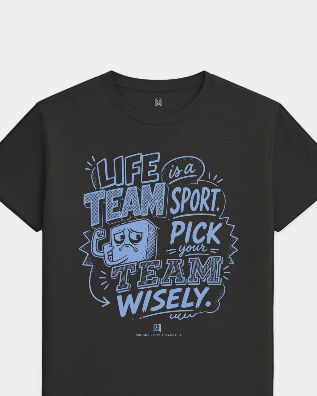 Philly Team Sport Advice Black Tee