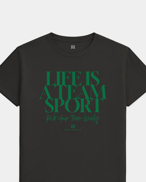 BOS Team Sport Life Black Tee