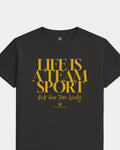 DEN Team Sport Life Black Tee