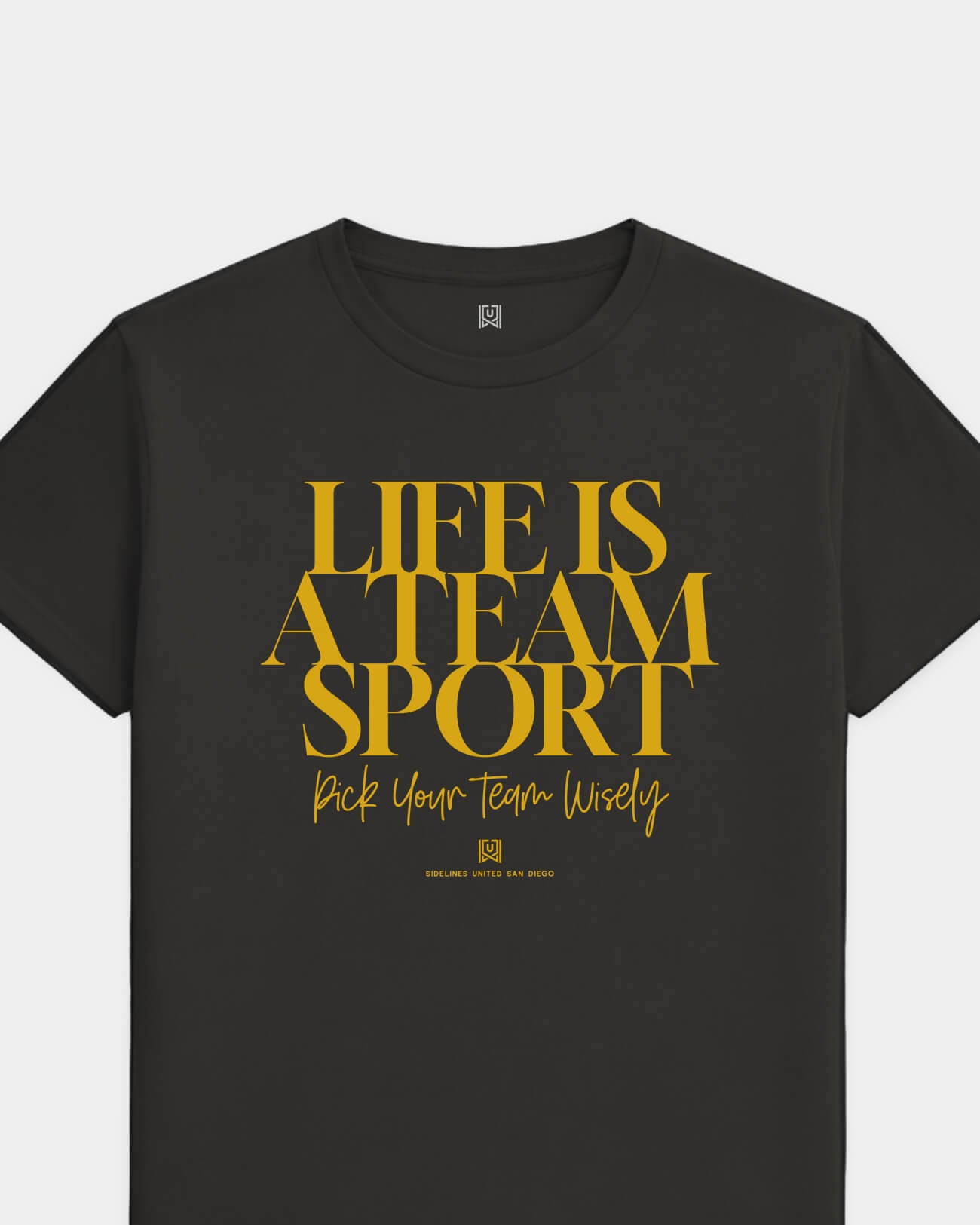 SD Team Sport Life Black Tee