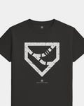 PGH Three Rivers Tee - Washed Black / White - Flatlay