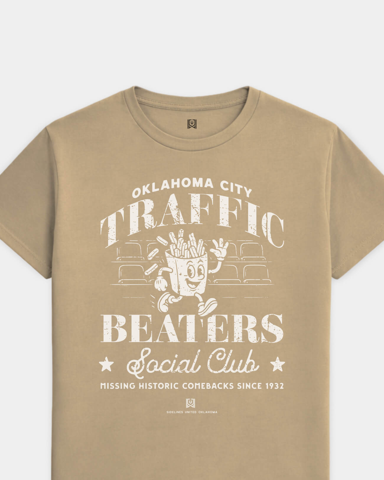mockup-flatlay_T_Traffic-Beaters---All-Sports_Oklahoma-City_OK_All-Teams_Light-On-Khaki_rel-20260602_id-838NTUK.jpg