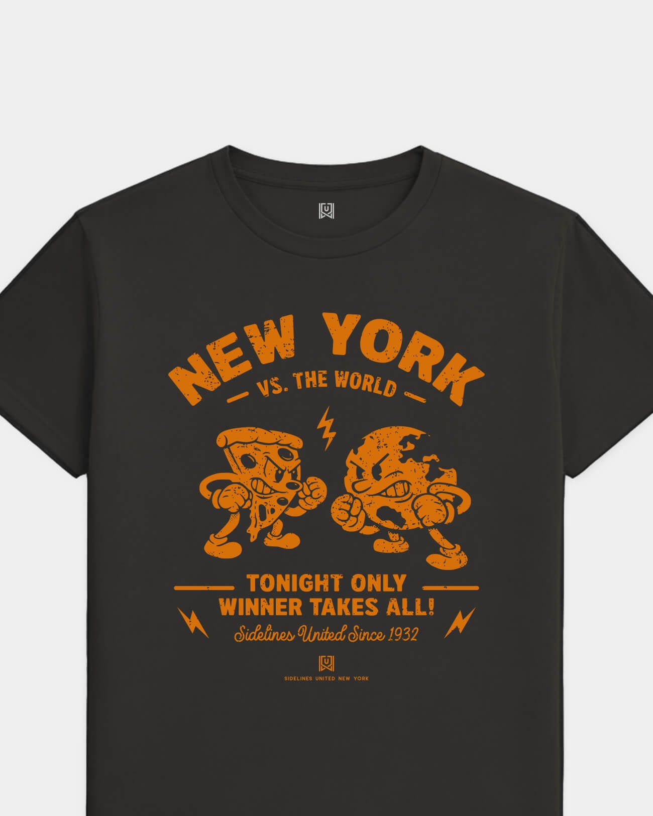 VS the World Clash All Sports New York Team On Washed Black flatlay