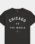 CHI VS the World Classic Tee - Washed Black / White - Flatlay