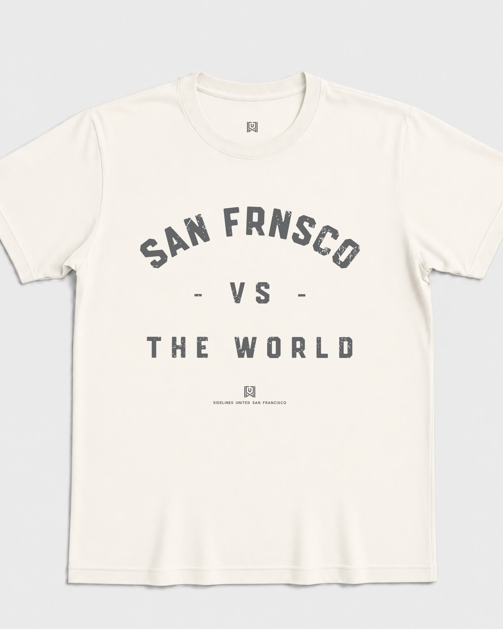 SF VS the World Classic Tee - Vintage White - Flatlay
