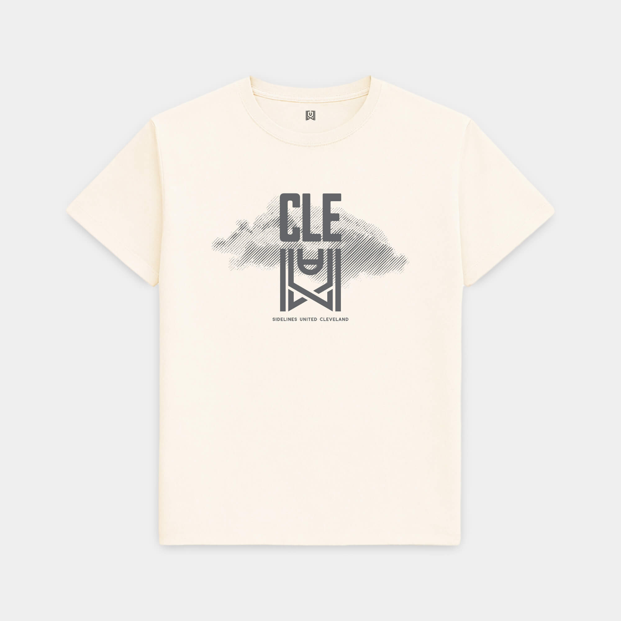 CLE Vapor Vintage White Tee