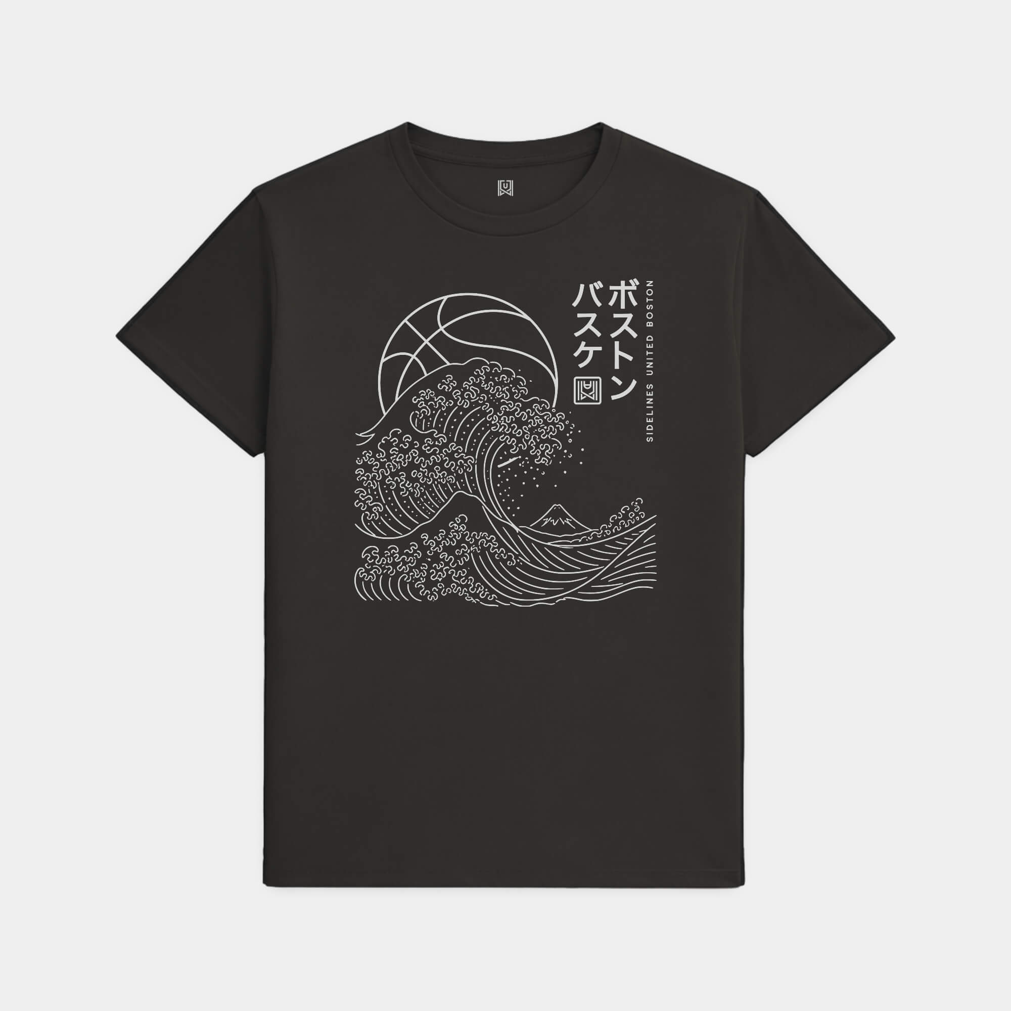 BOS Wave Black Tee