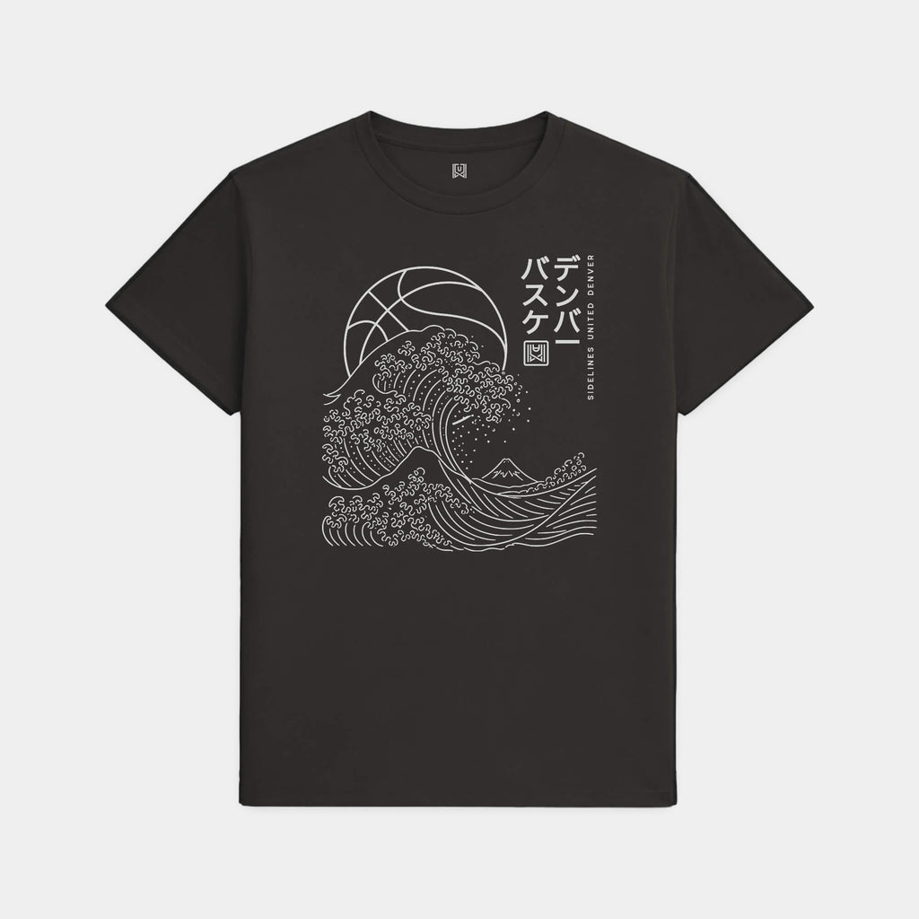 DEN Wave Black Tee