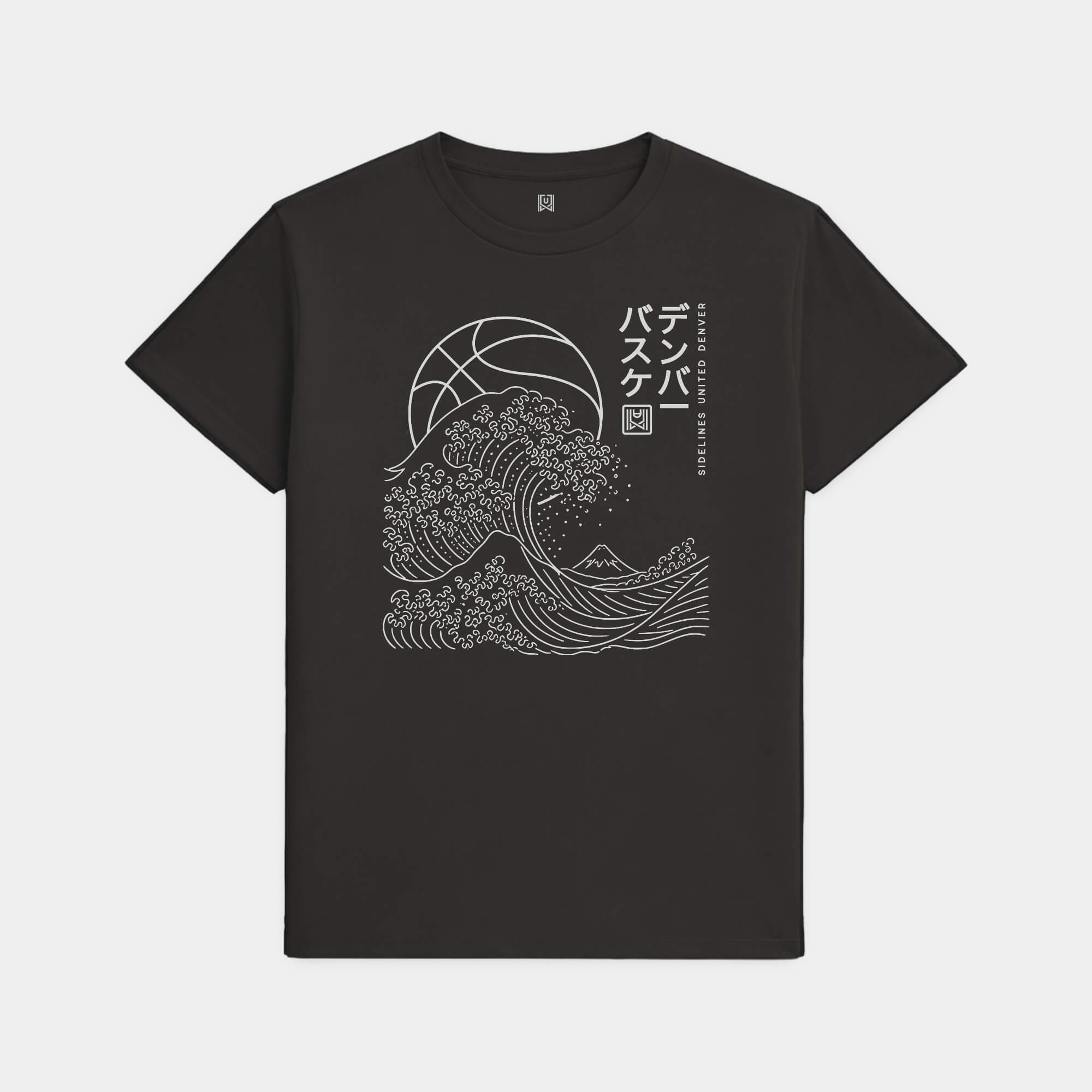 DEN Wave Black Tee