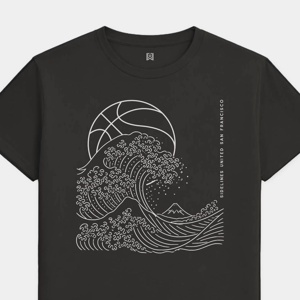 SF Wave Black Tee