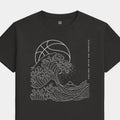 SF Wave Black Tee