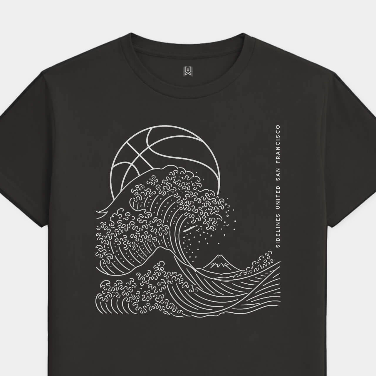 SF Wave Black Tee