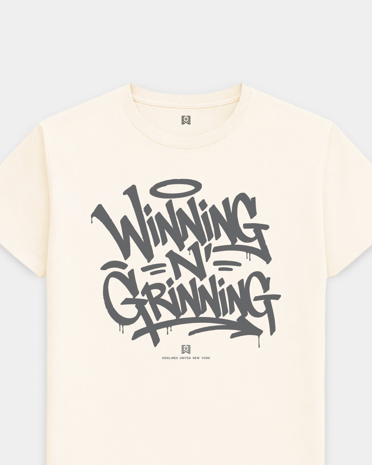 NY Winning Tag Tee - Vintage White - Flatlay