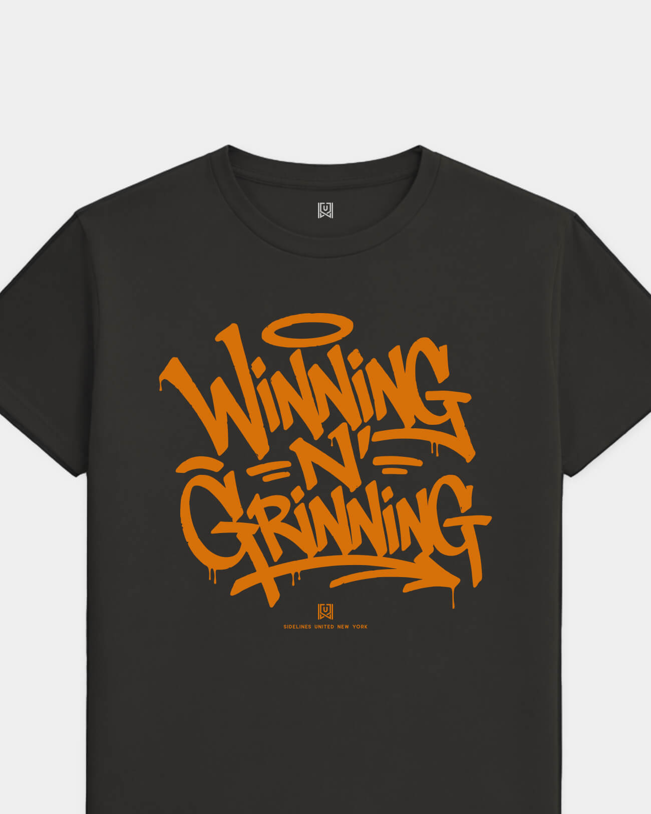 Winning Tag NBA New York Team On Washed Black flatlay