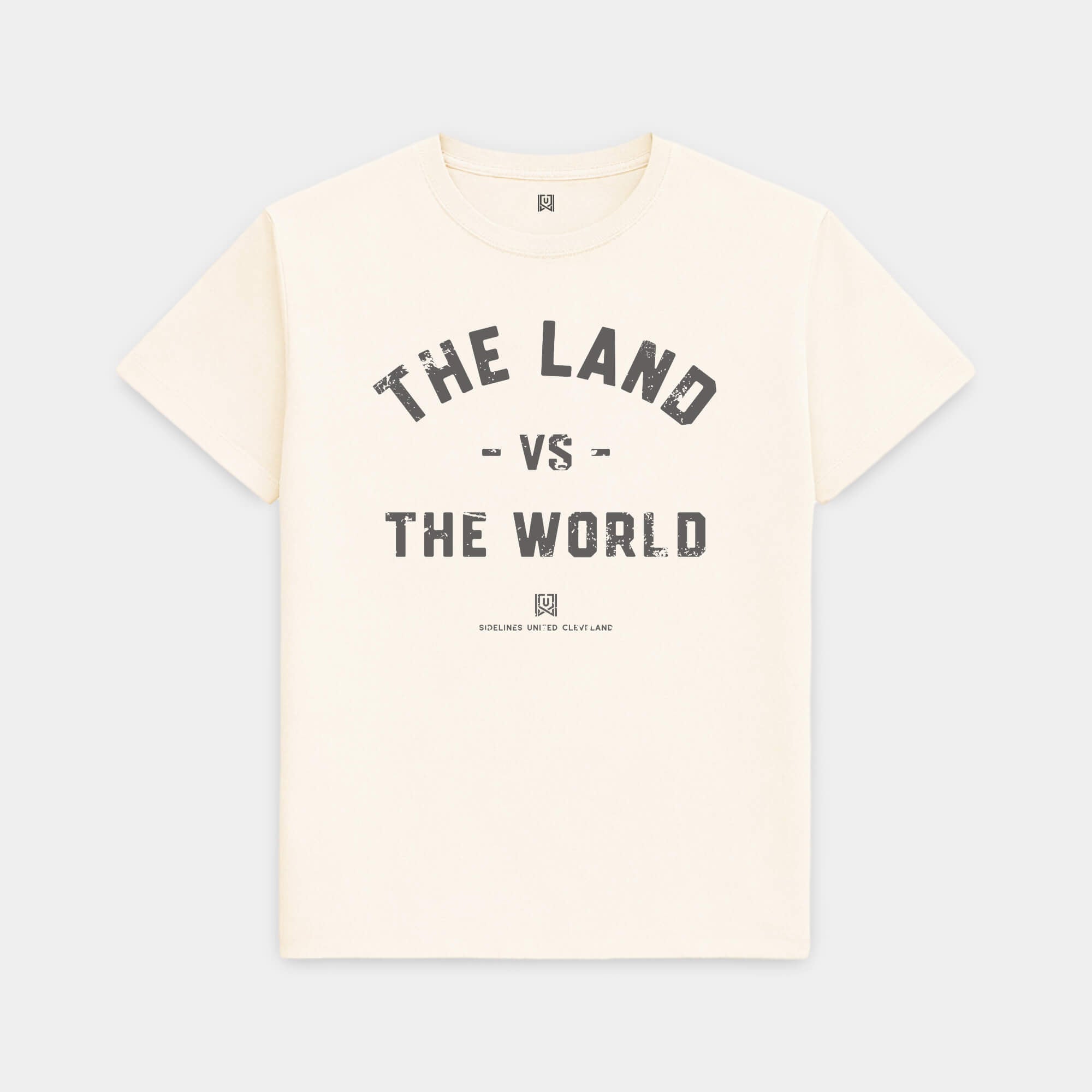 CLE vs the World Vintage White Tee
