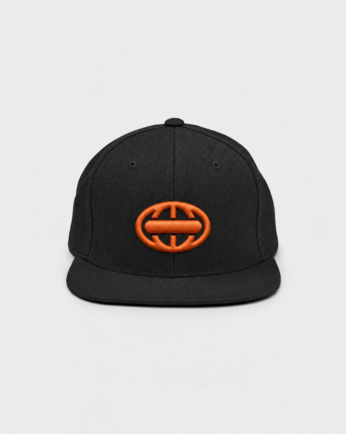 Black / Orange — hat-front — id-7XQIX5E