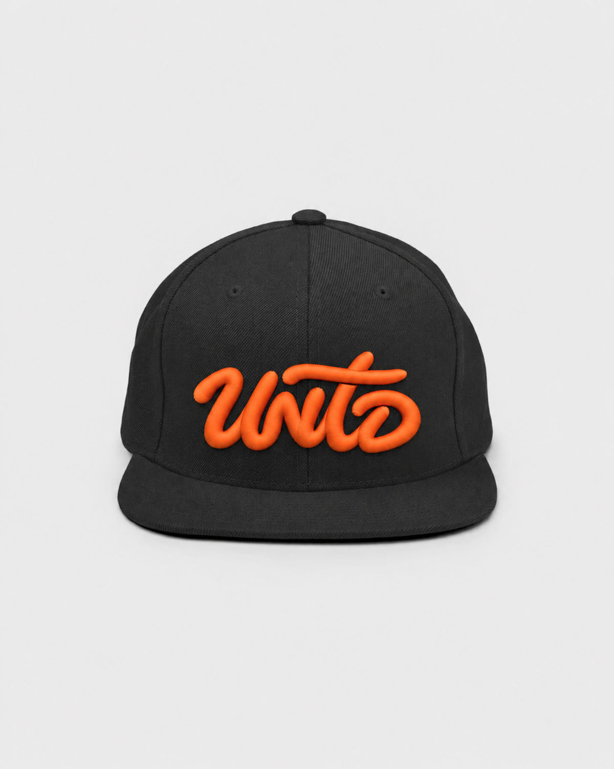 Black / Orange — hat-front — id-7A2JSVD