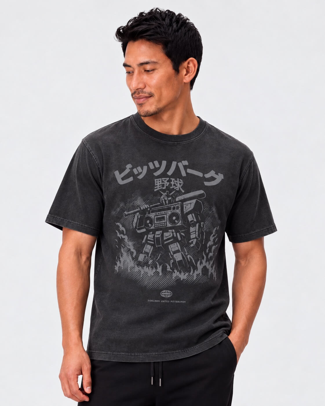 Washed Black / Gray — lifestyle1 — FRONT — id-CN2IHOU