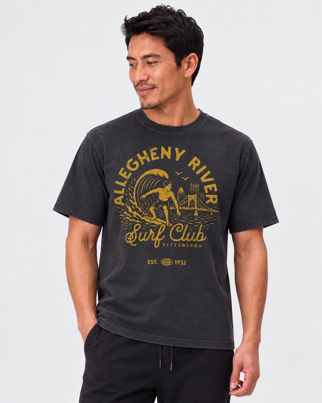 Washed Black / Yellow — lifestyle1 — FRONT — id-366OXEF