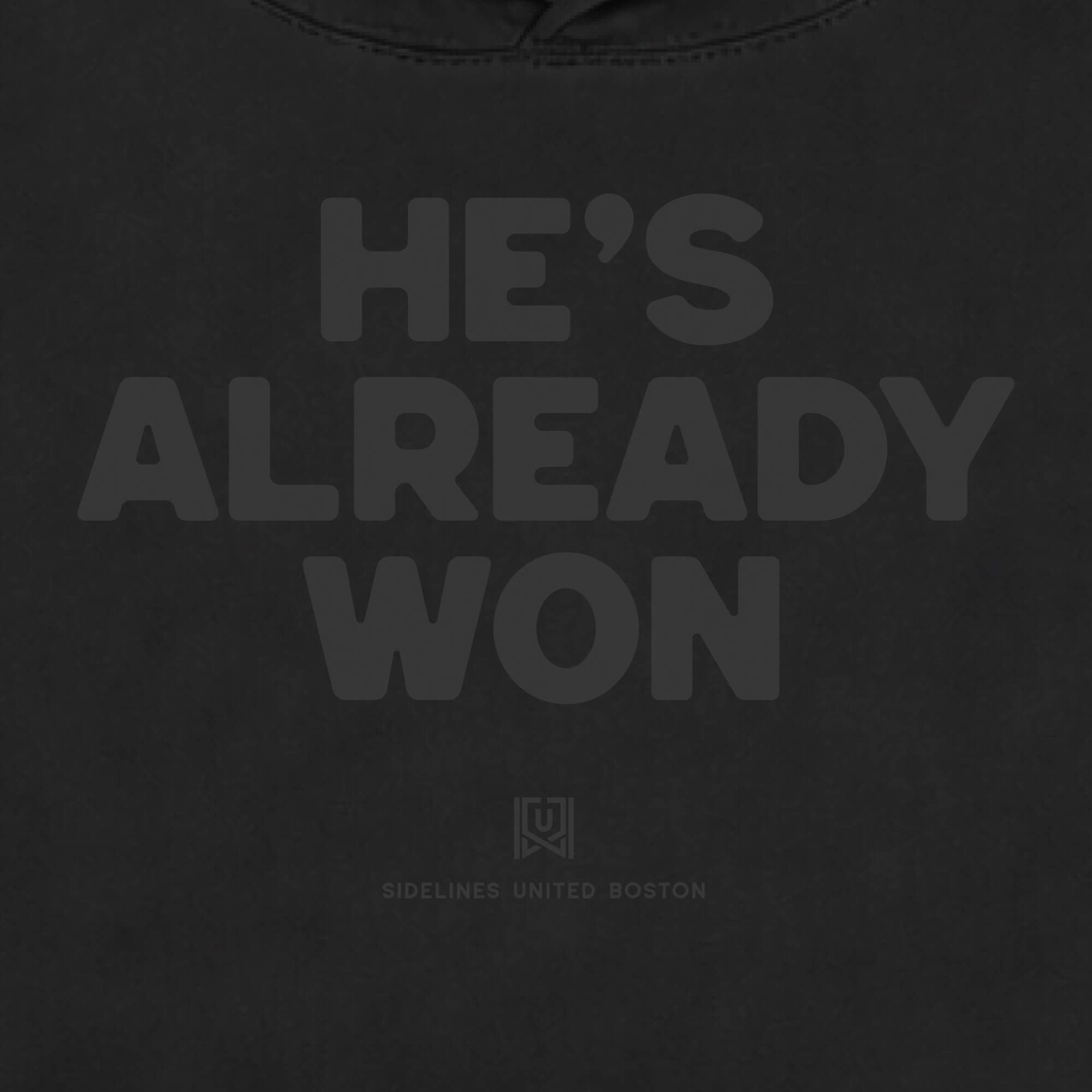 BOS Already Won Black Hoodie