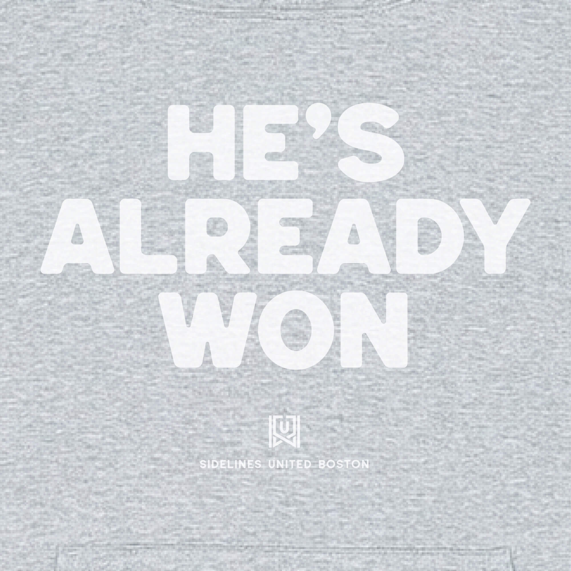 BOS Already Won HGrey Hoodie