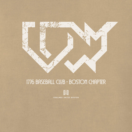 BOS 1776 Baseball Khaki Tee