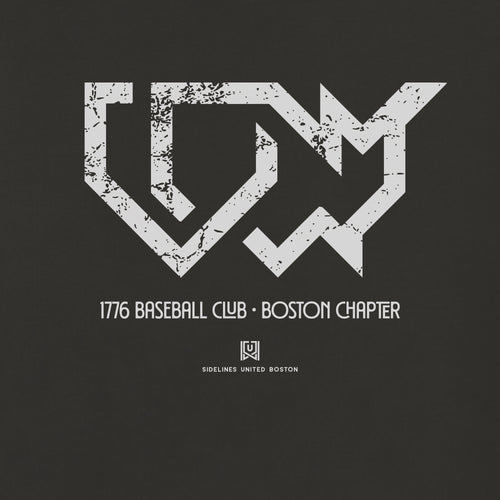 BOS 1776 Baseball Club Black Tee
