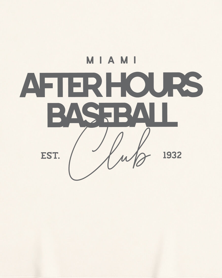 MIA After Hours BSBL Tee