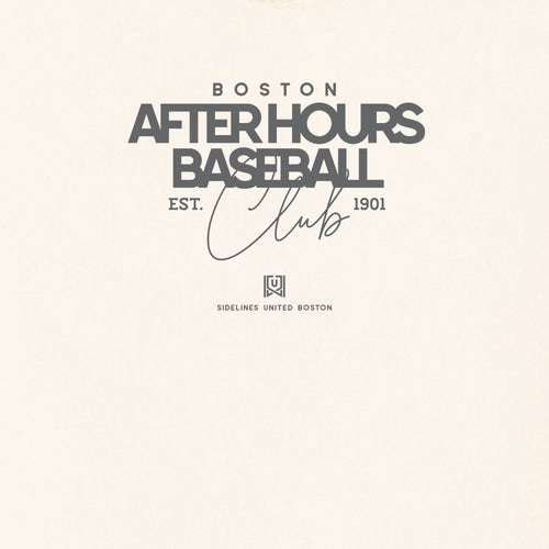 BOS After Hours Baseball Vintage White Tee
