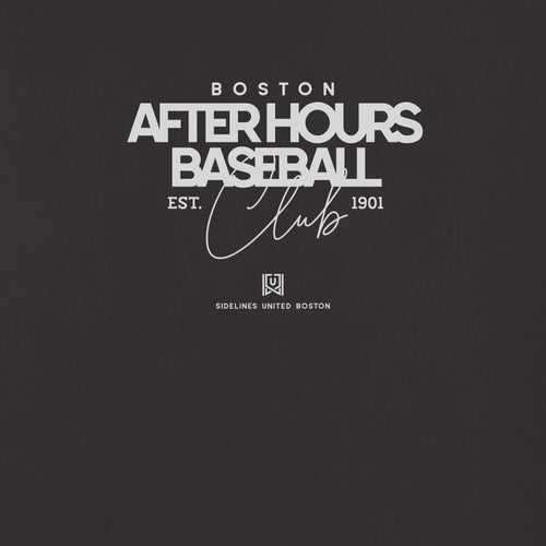 BOS After Hours Baseball Black Tee
