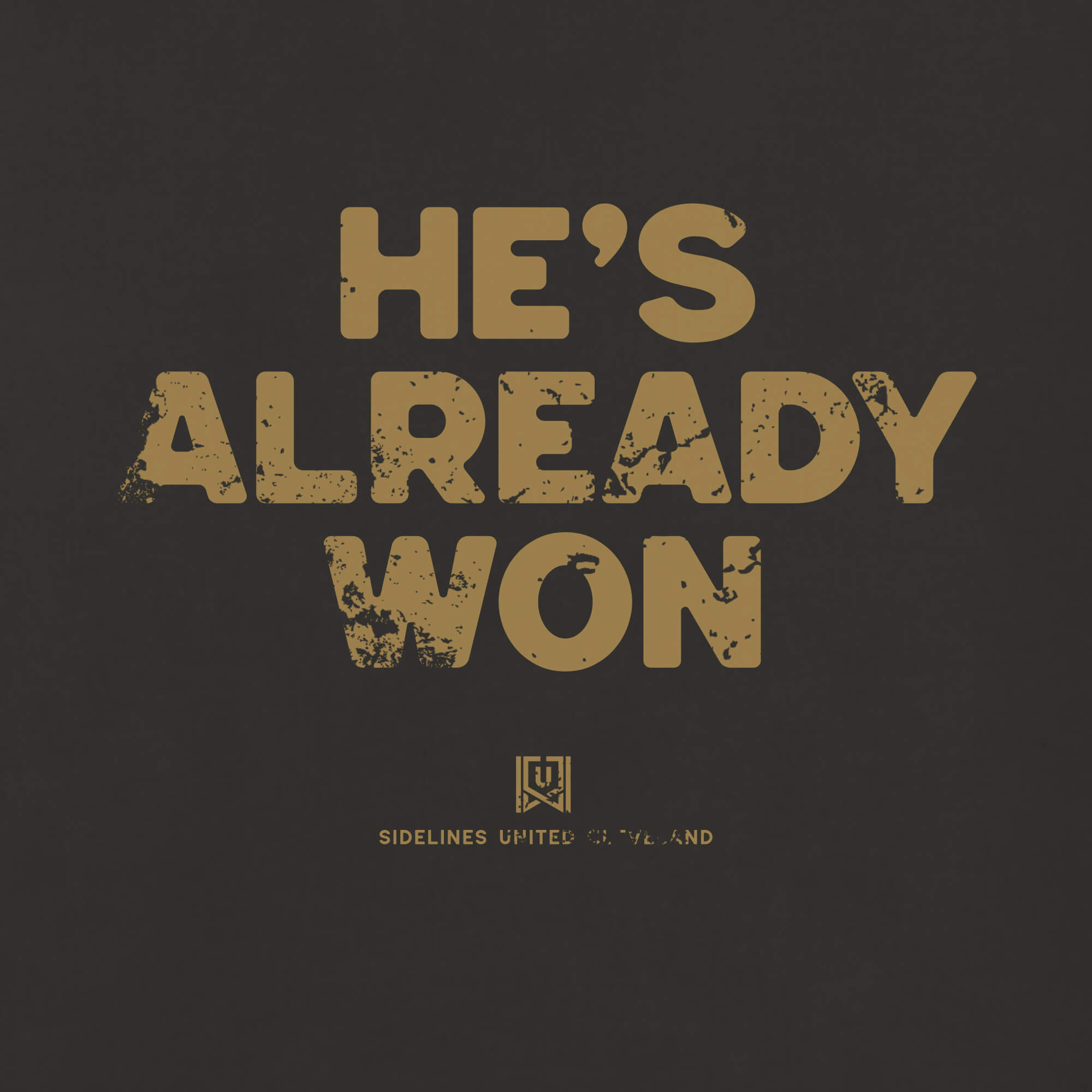 CLE Already Won Black Tee