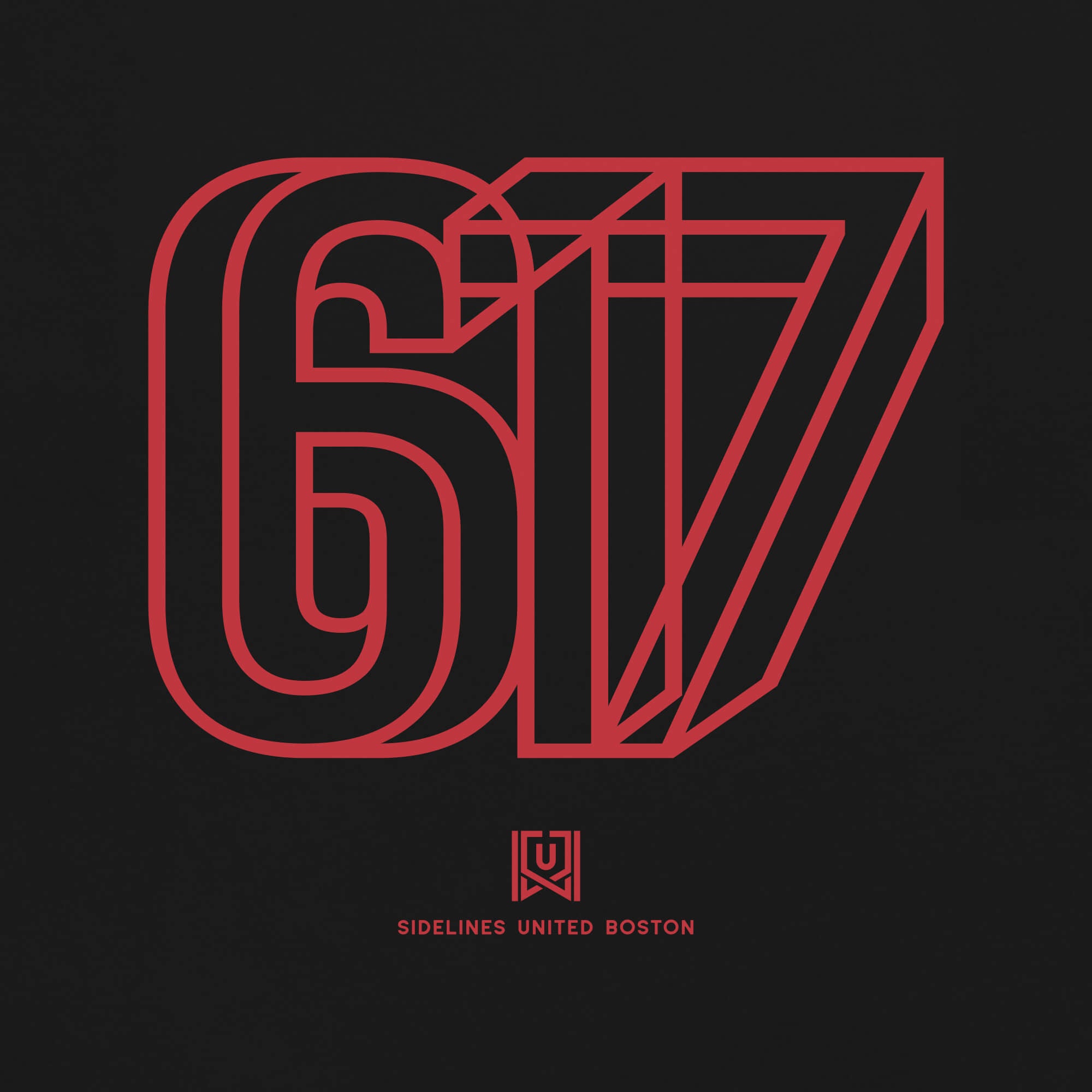 BOS Area Code Dark Tee