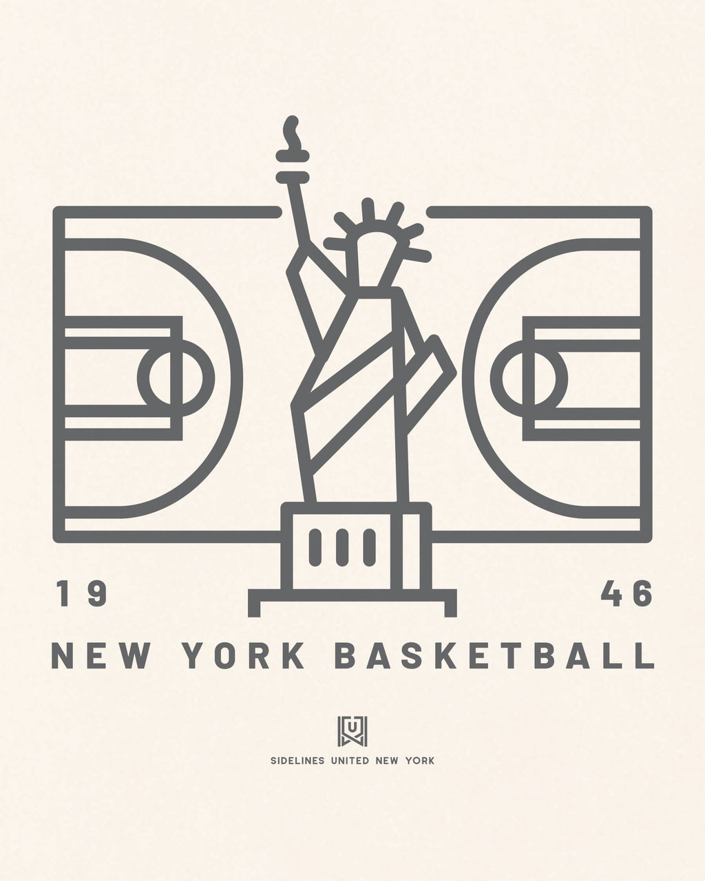 NY Ballin Tee - Vintage White - Zoom