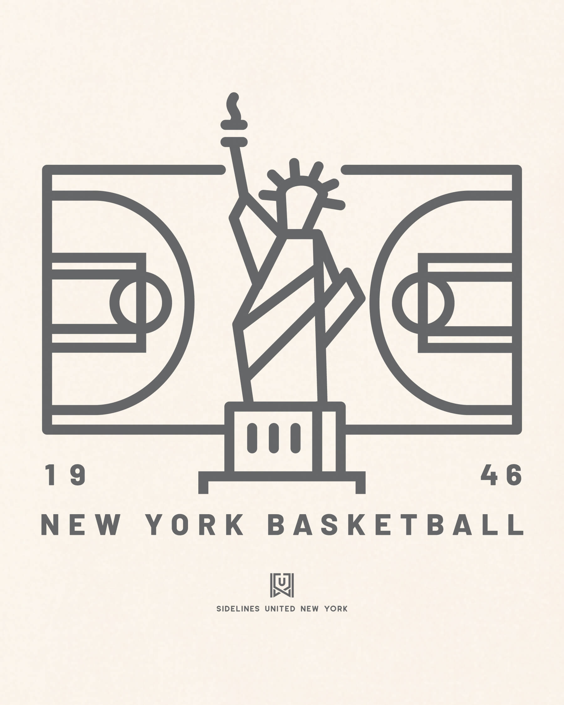 NY Ballin Tee - Vintage White - Zoom