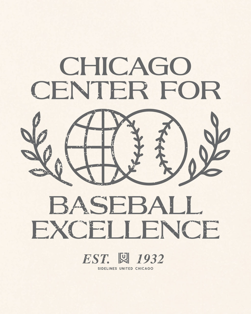 CHI Baseball Excellence Tee - Vintage White - Zoom