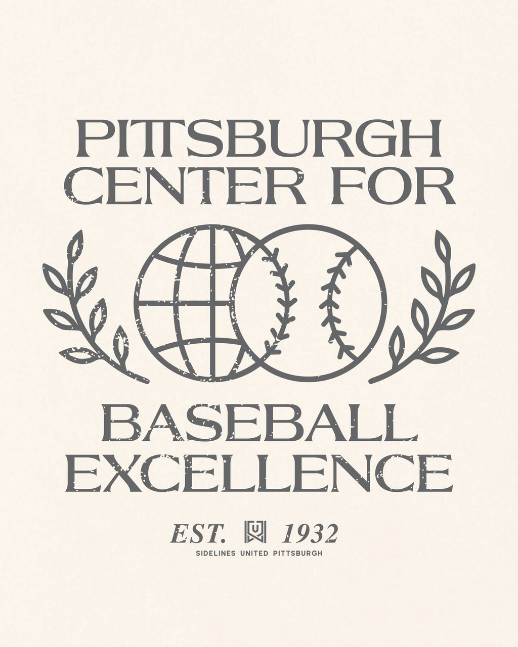 PGH Baseball Excellence Tee - Vintage White - Zoom