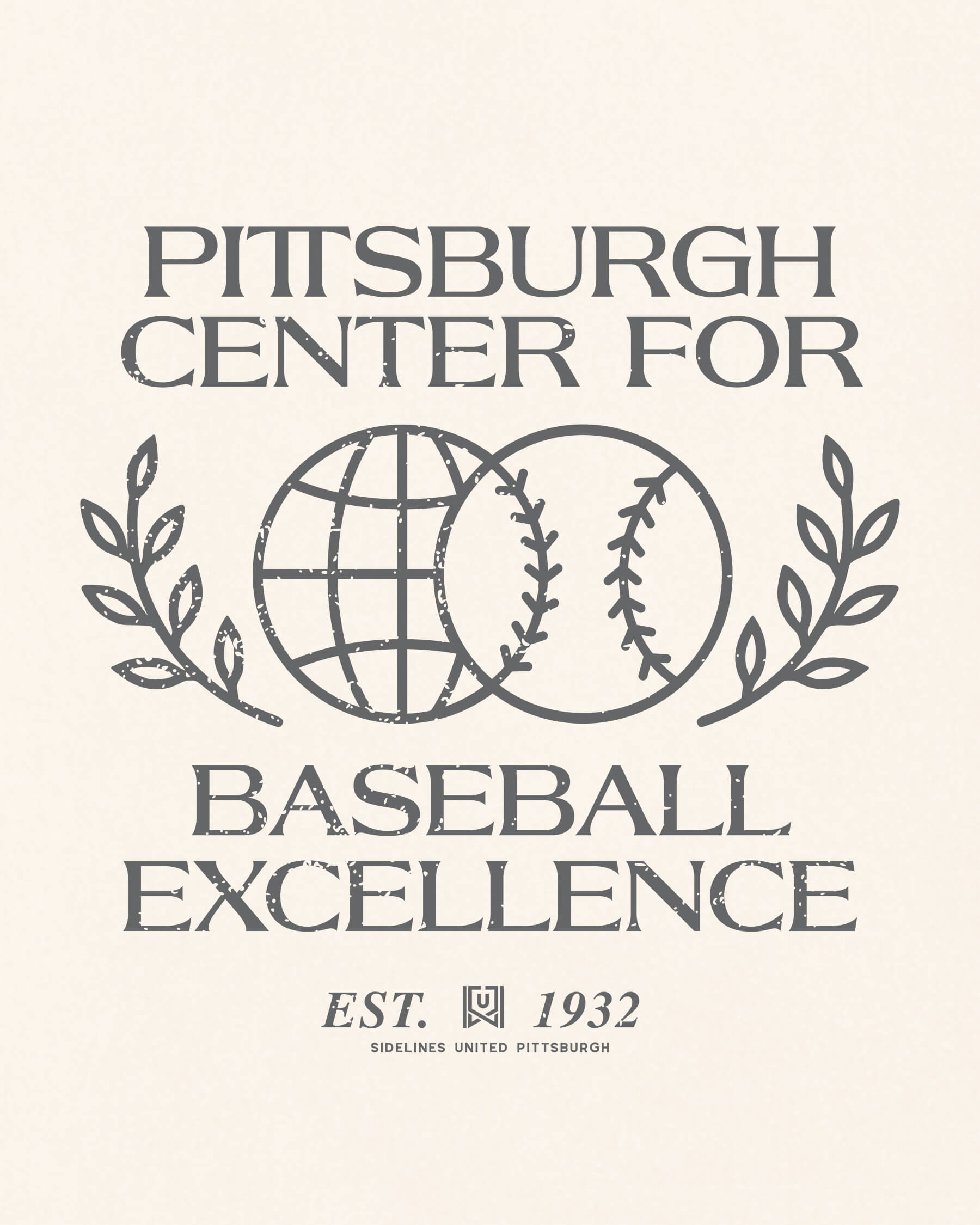 PGH Baseball Excellence Tee - Vintage White - Zoom