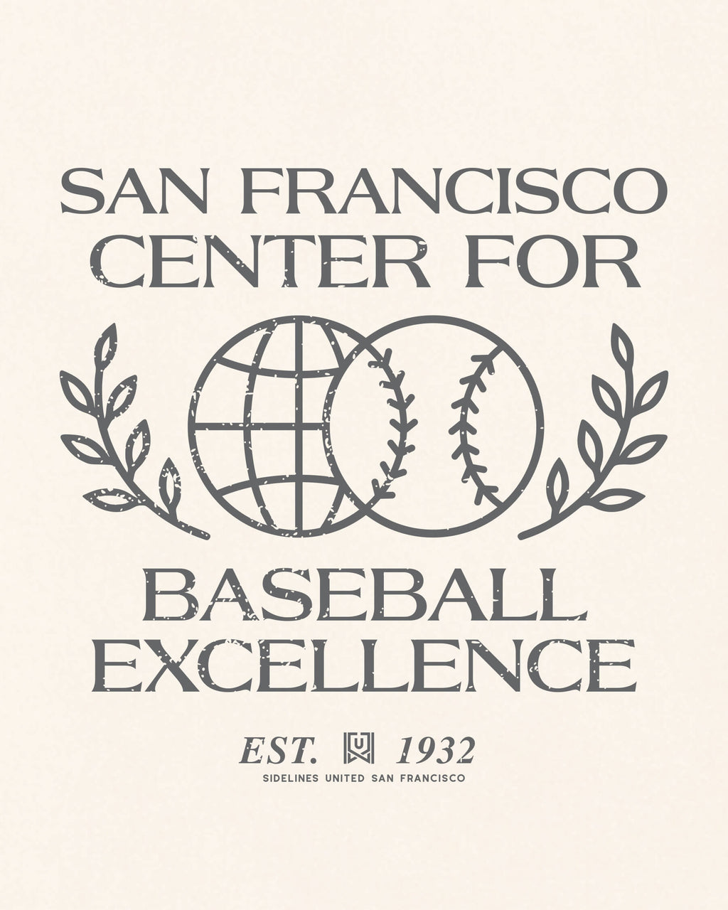 SF Baseball Excellence Tee - Vintage White - Zoom