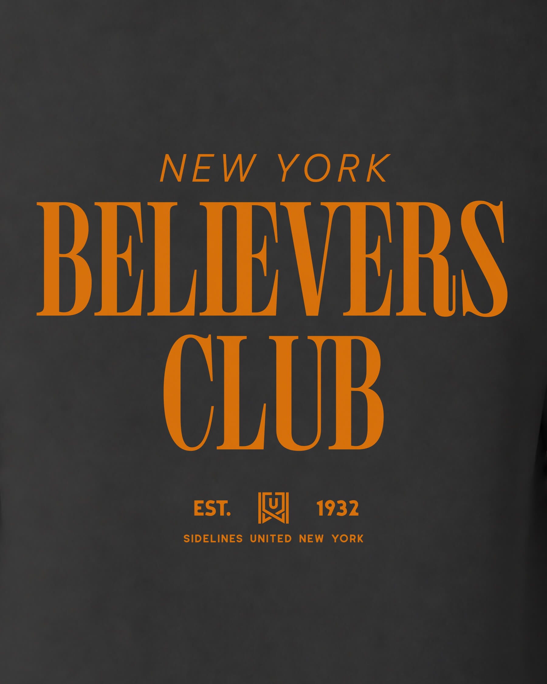 Believers Club All Sports New York Team On Washed Black zoom