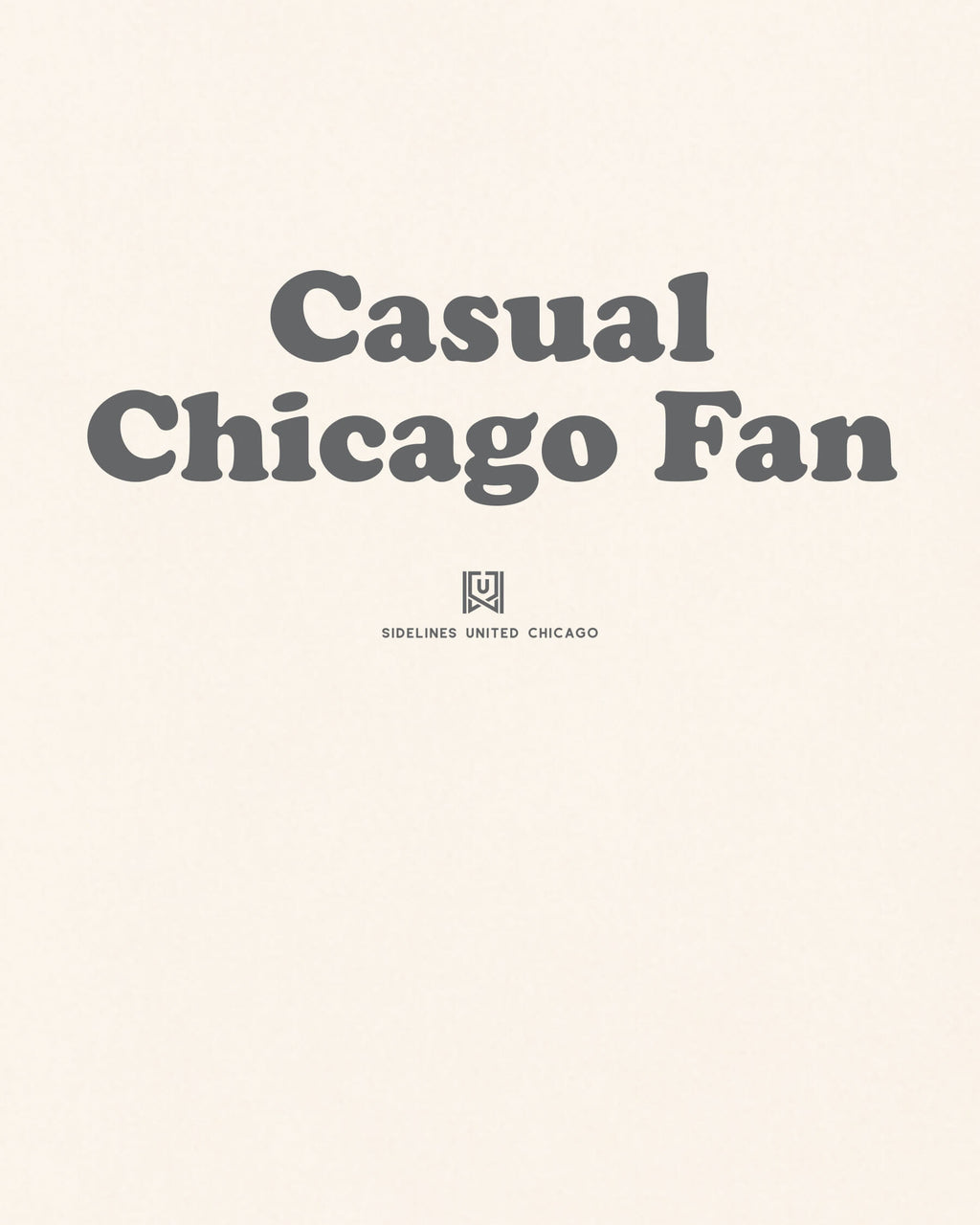 CHI Casual Fan Tee - Vintage White - Zoom