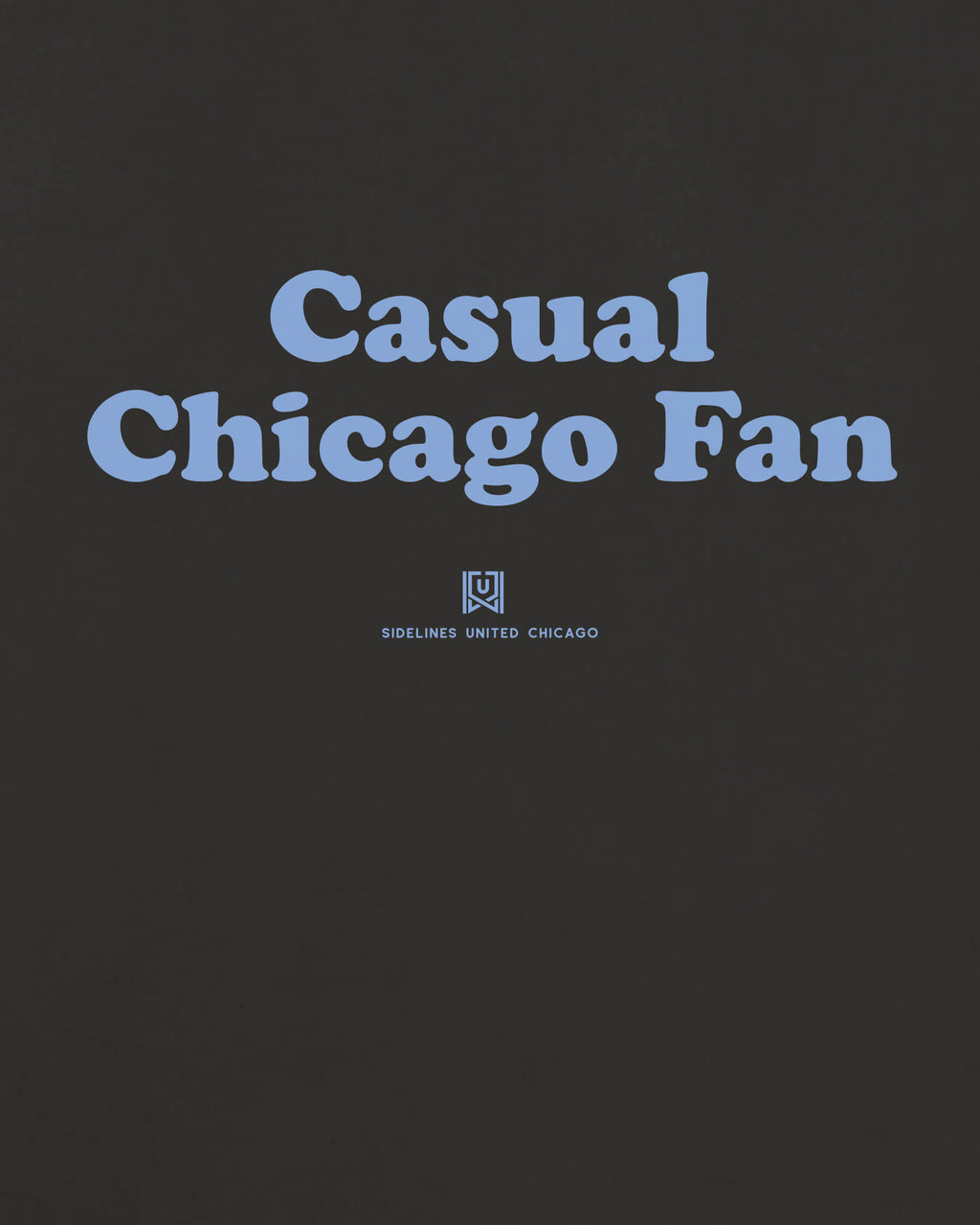 CHI Casual Fan Tee - Washed Black / Blue - Zoom