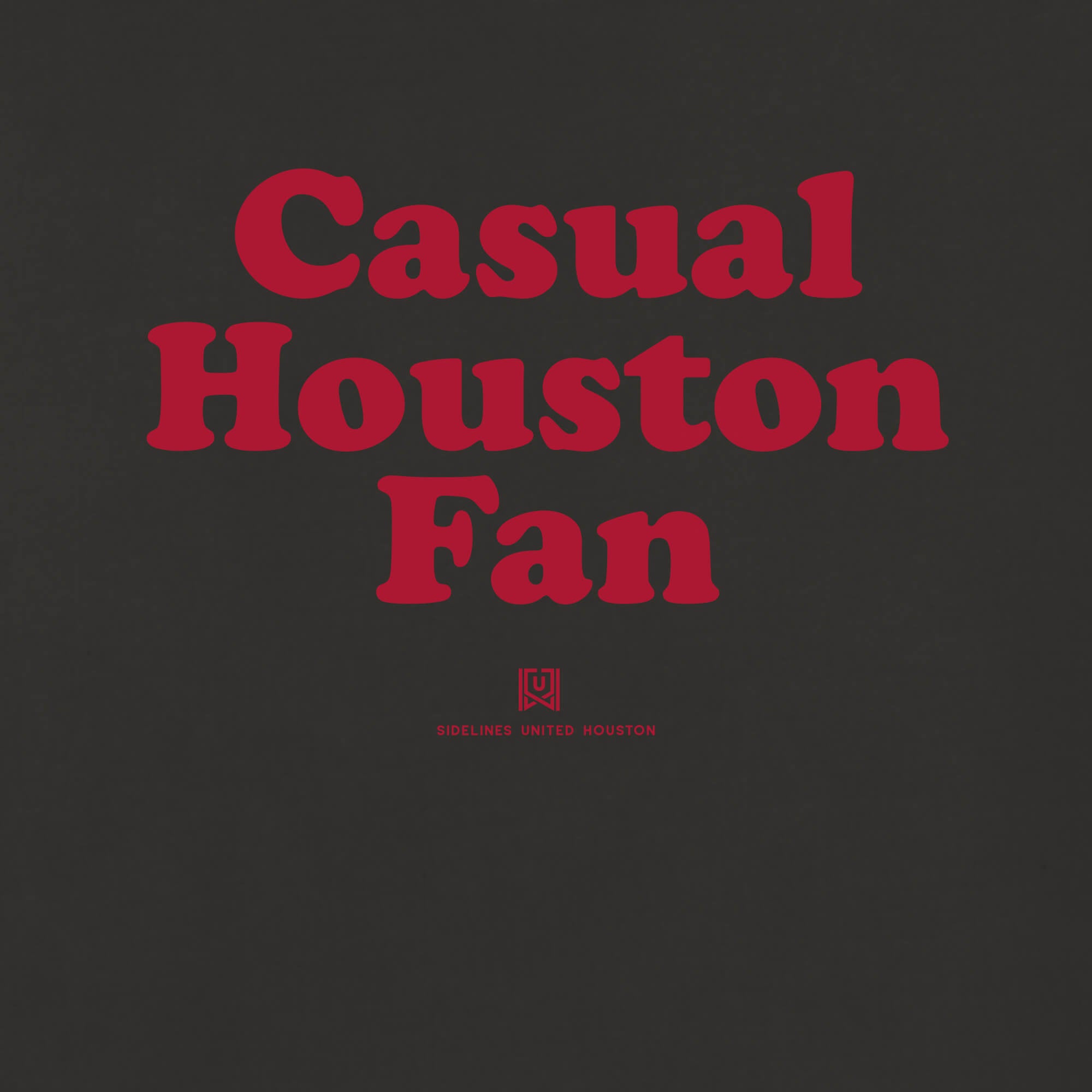 HOU Casual Fan Black Tee